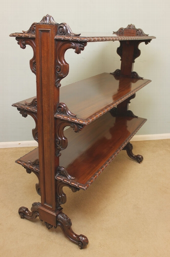 Antique Victorian Mahogany Buffet Server