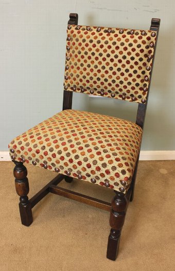 Antique Set Eight Antique Country Dining Chairs