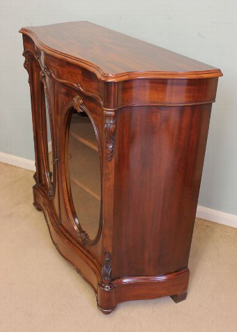 Antique Antique Mahogany Bookcase, Display Cabinet,