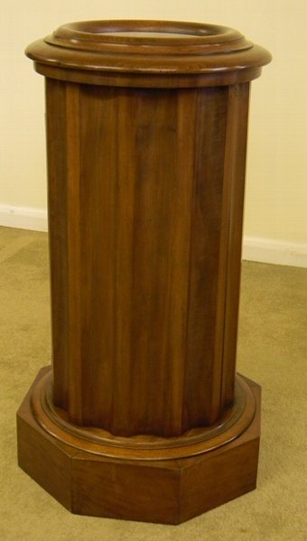 Antique Victorian Mahogany Cylinder Bedside Cabinet