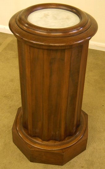 Antique Antique Victorian Mahogany Cylinder Bedside Cabinet