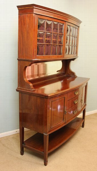 Antique Antique Edwardian Sideboard Display Cabinet