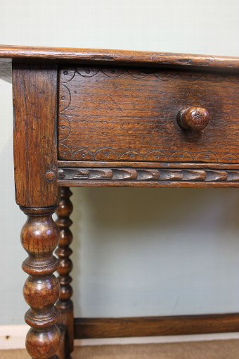 Antique Antique Oak Side Table