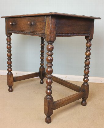 Antique Antique Oak Side Table