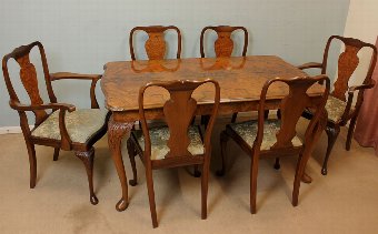 Antique Antique Walnut Dining Table
