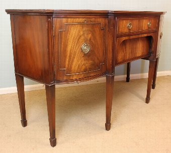 Antique Antique Mahogany Breakfront Georgian Style Sideboard,