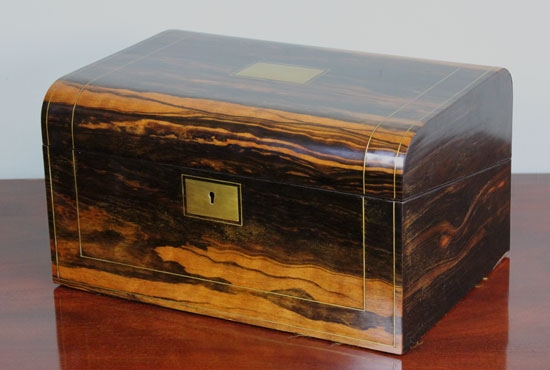 Antique Antique Victorian Coromandel writing box / slope