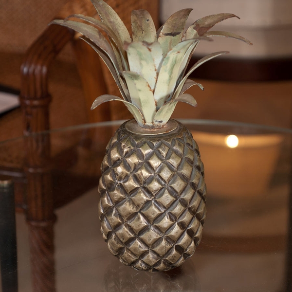 Antique Pineapple Candle Holder