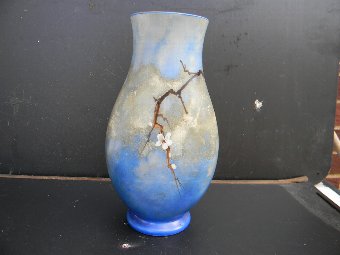 Antique Hand painted Victorian Vase 