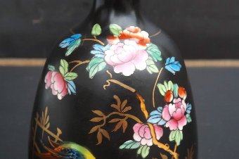 Antique Chelsea Vase Hand painted by Crown Devon Fielding Staffordshire England 