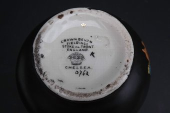Antique Chelsea Vase Hand painted by Crown Devon Fielding Staffordshire England 