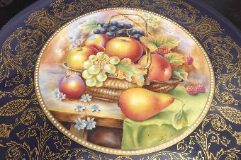 Antique Charger Hand Painted porcelain Plate. 