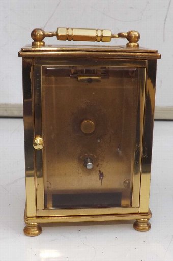 Antique Carriage clock 8 day mechanical movement 