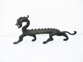 Chinese Bronze of the Dragon Victorian and fantastic.
