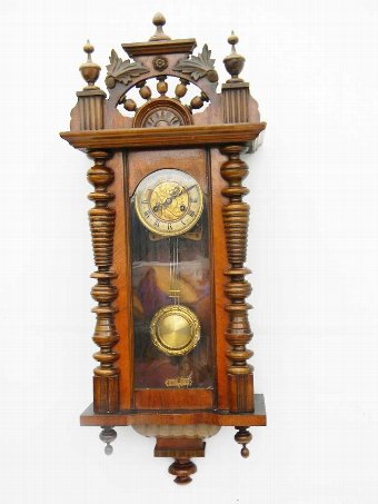 Vienna rare maker movement mahogany cased 