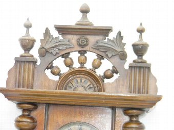 Antique Vienna rare maker movement mahogany cased 
