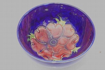 Antique moorcroft bowl early piece condition excellent 