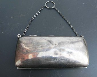 Antique Silver lady's purse 