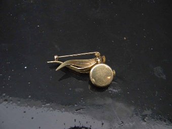 Antique Ladies Fob watch and Brooch