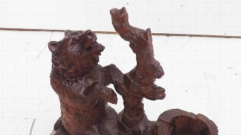 Antique blackforest Bear rings & trinket holder 