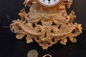 Antique Late Victorian mantle clock 