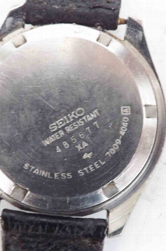 Antique mans Seiko automatic vintage wrist watch 