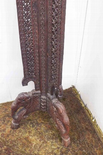 Antique Empire carved jardinere stand 