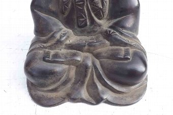 Antique Buddah in Bronze statue, early 19th century. 