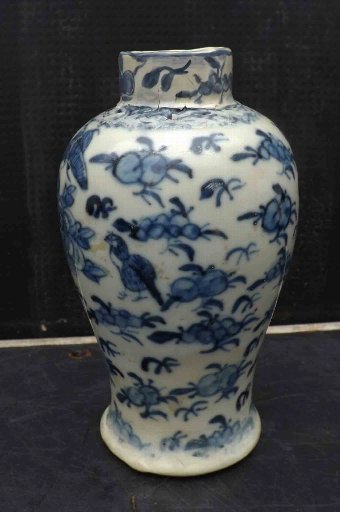 Antique Chinese vase 18th century. 