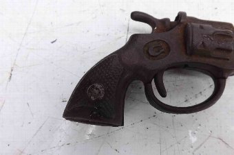 Antique Victorian boy's toy metal cap pistol 