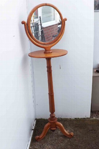 Victorian Gentlemans Shaving stand and mirror in mahogany