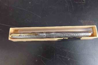 parker fountain pen solid silver 75 14ct gold nibb 