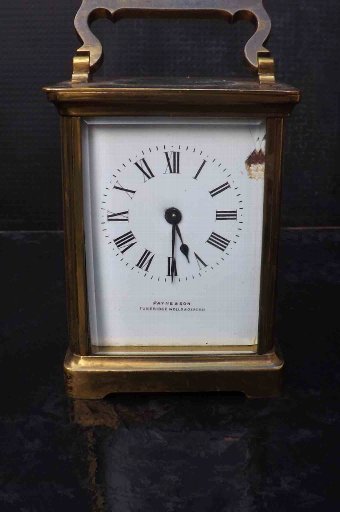 Antique carriage clock