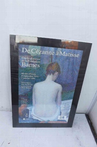 De Cezanne Matisse framed poster