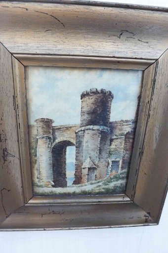 Antique original oil painting, Victorian in wooden frame proffesional artist