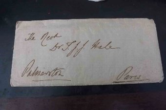 Letter from Palmerston 1851 foreign office