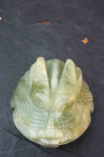 Antique jade pendant river washed ancient item 