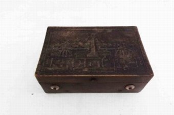 Antique Snuff box/musical Victorian