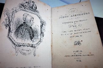 Antique Georgian set of six Percy anecdotes books 