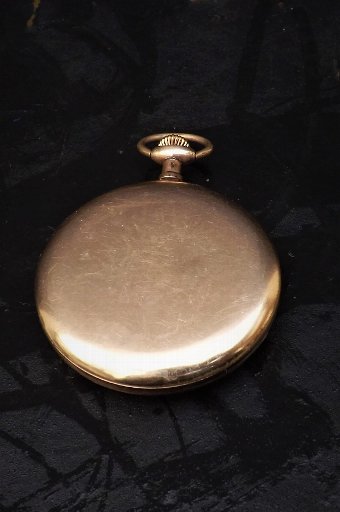 Antique antique pocket watch, gold plated cased 
