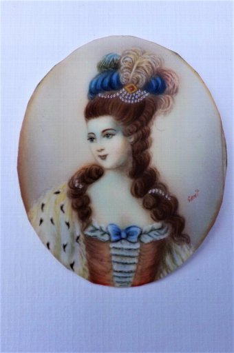 Miniature Framed painting of Georgian woman