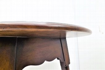 Antique Cricket Table in quality mahogany 