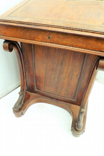 Antique Davenport rosewood desk Victorian 