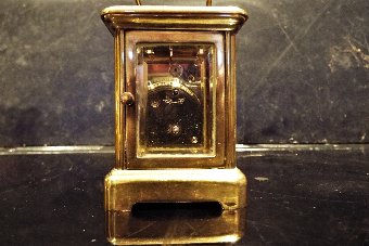 Antique Miniature Carriage clock retailed by London Clock Company made in France 