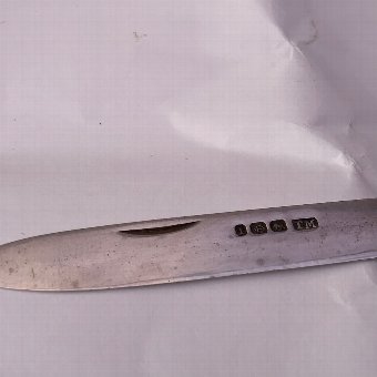 Antique Silver hallmark fruit knife