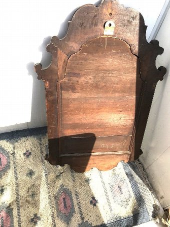 Antique Georgian Walnut Mirror 