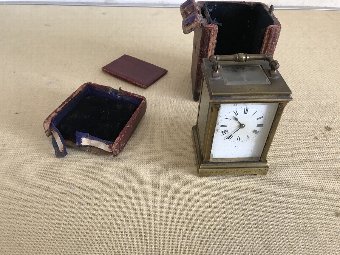 carriage clock Dated 1881