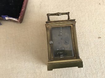 Antique carriage clock Dated 1881 