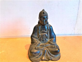 Buddha Victorian Bronze Incense Burner