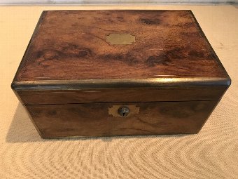 antique writing slope box